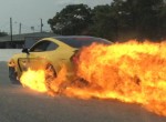 Στις φλόγες Ford Mustang GT350