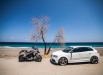 Audi RS3 vs Ducati Multistrada 1200
