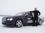 Bentley on ice