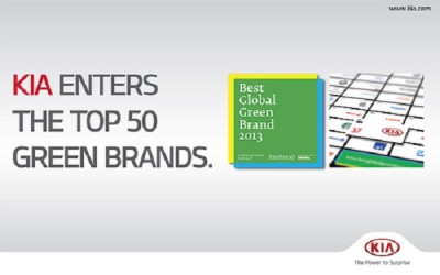 KIA: Στις ΤΟΡ 50 green μάρκες του 2013