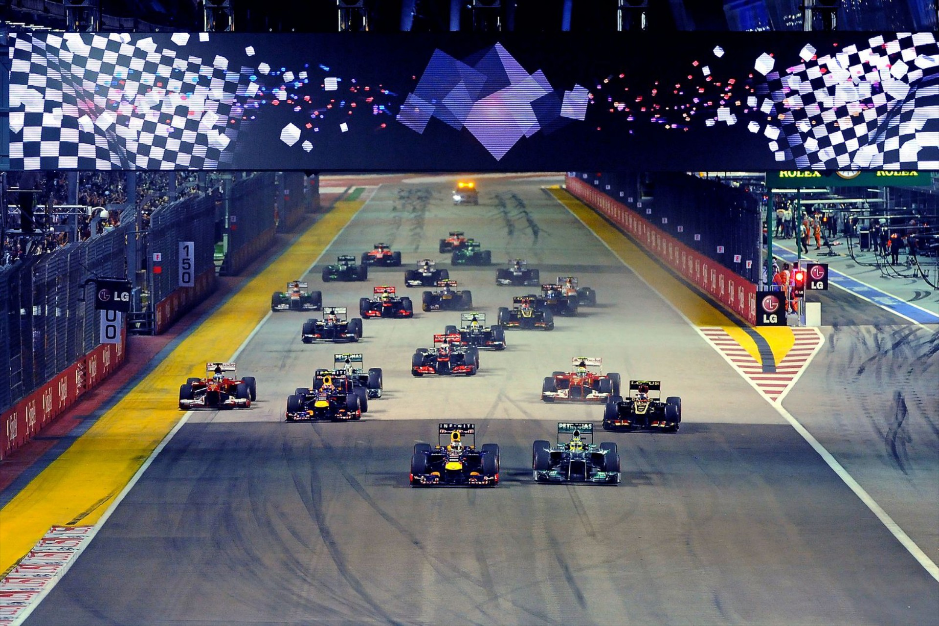 The first lap from the Medical Car perspective