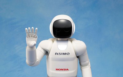 Ο ASIMO της Honda στην Νορβηγική τηλεόραση