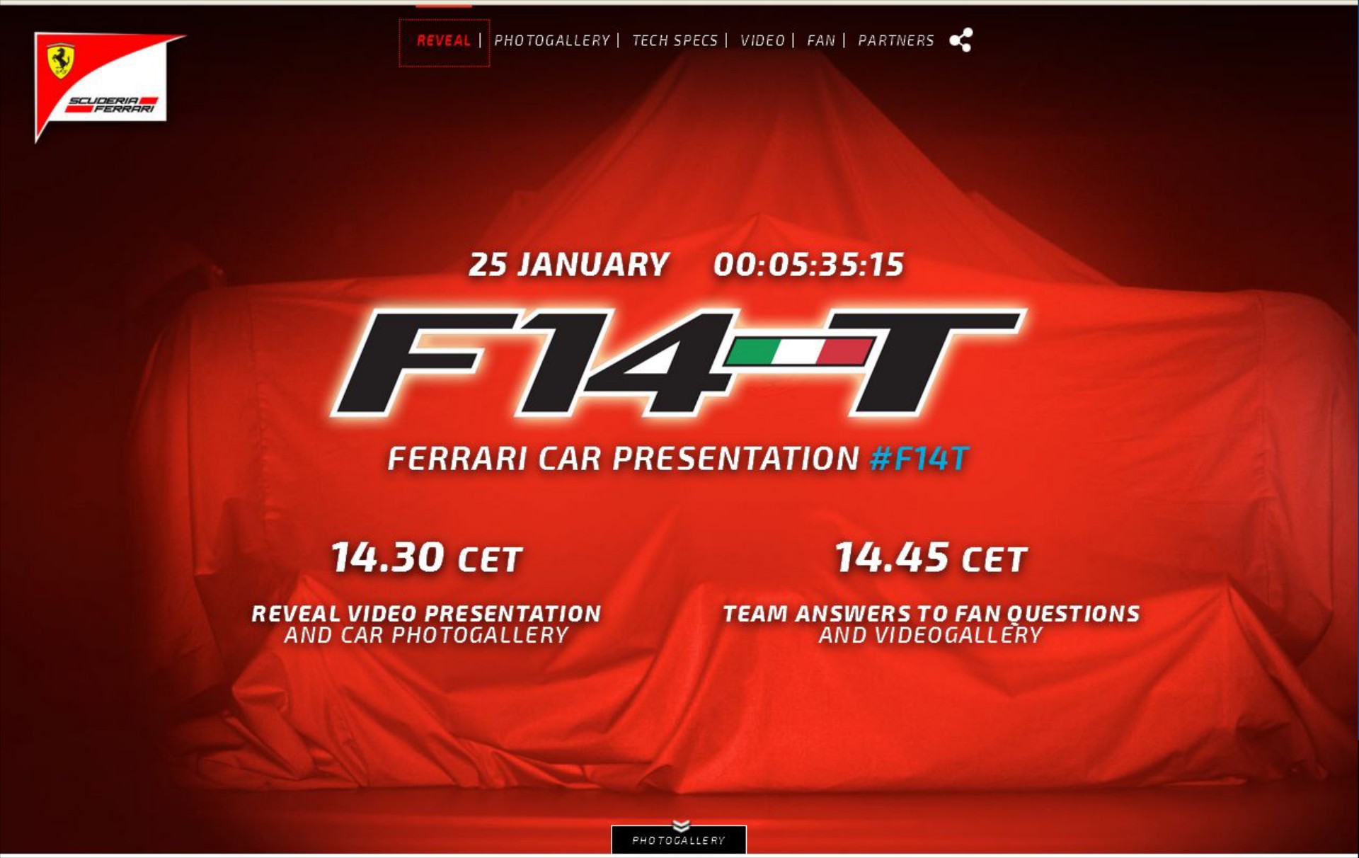 Ήρθε η ώρα της παρουσίασης της Ferrari