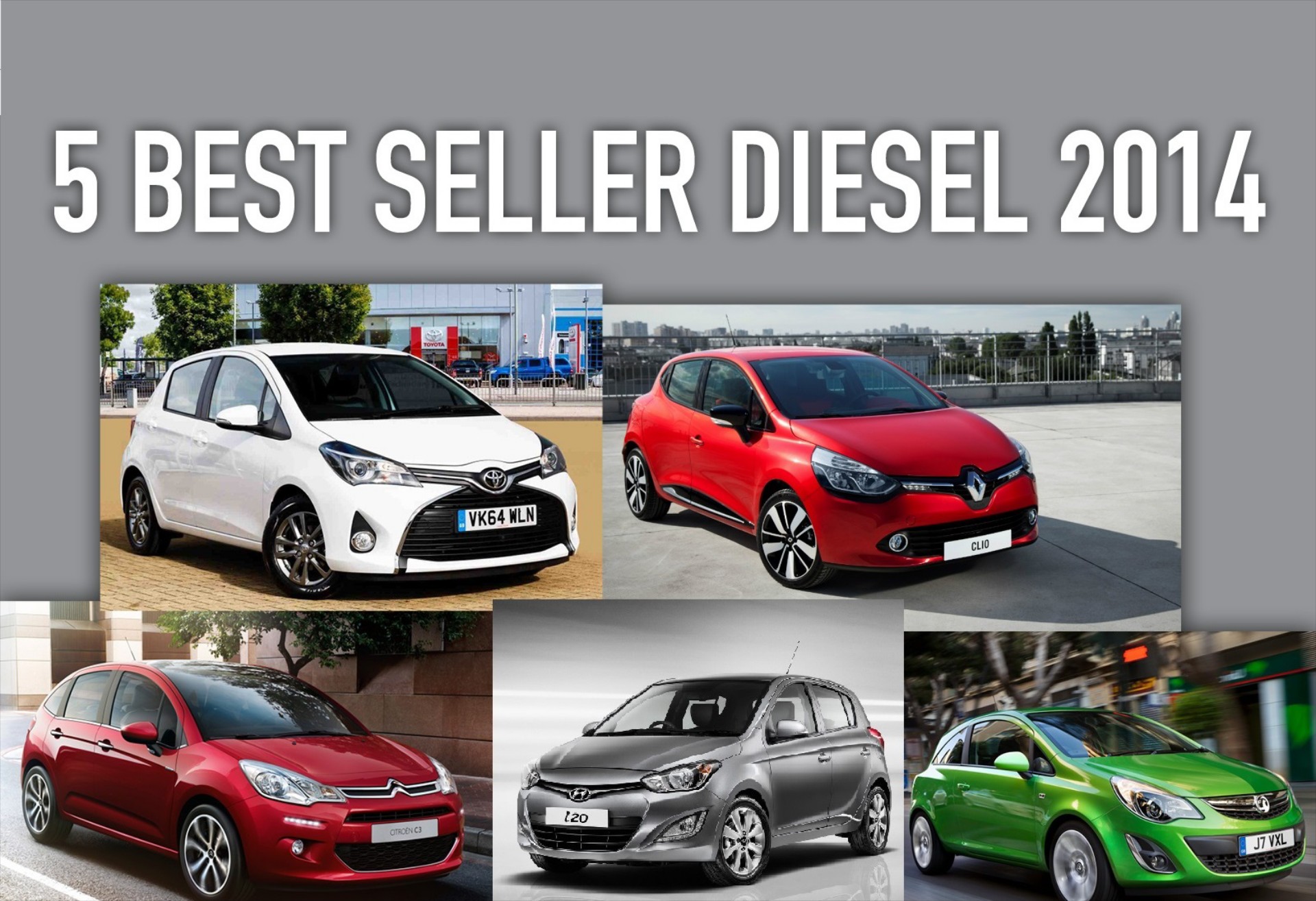 Top 5 μοντέλα diesel της αγοράς το 2014

