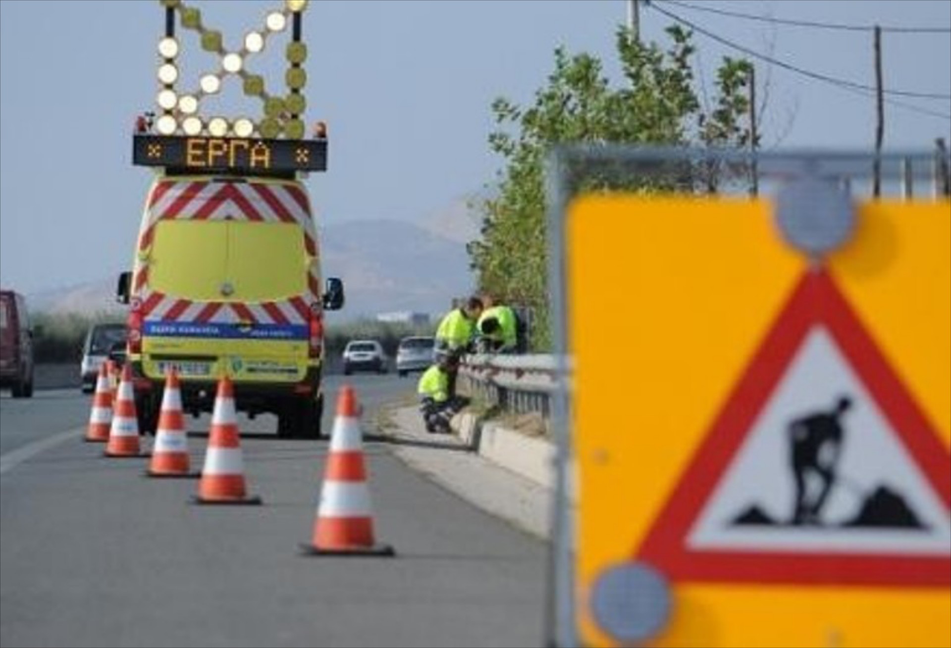 Κλειστό τμήμα της Εγνατίας Οδού λόγω κατολίσθησης