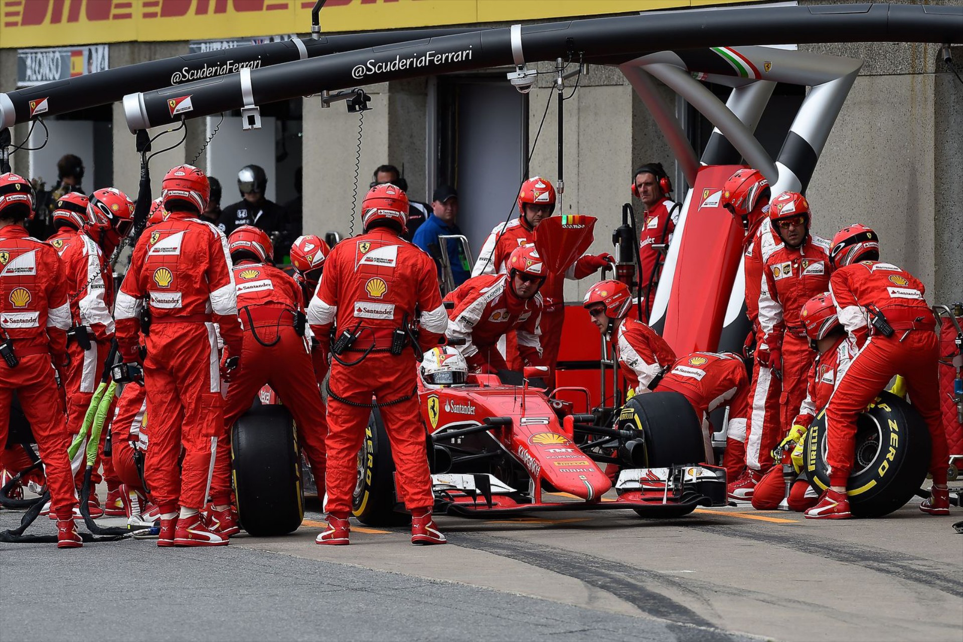 To φυτώριο της Scuderia Ferrari