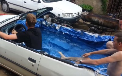 Μία… (αυτο)κινητή πισίνα! (VIDEO)