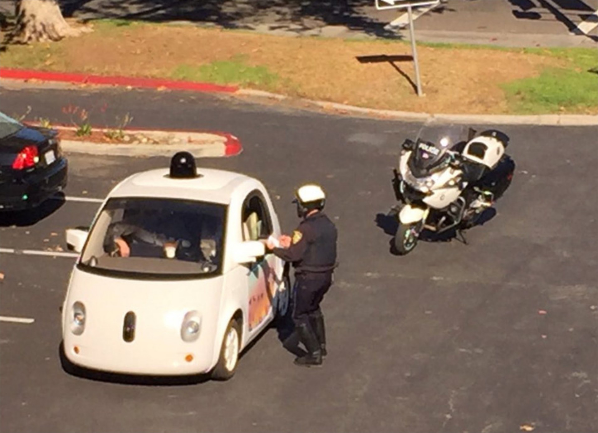 Η αστυνομία κυνήγησε το Google car