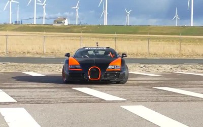 Donuts με Bugatti Veyron (video)