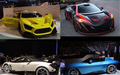4 supercars σχεδόν έτοιμα στη Γενεύη (video)