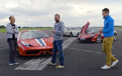 Κόντρα Nissan GT-R vs Ferrari 458 S vs McLaren 650S (video)