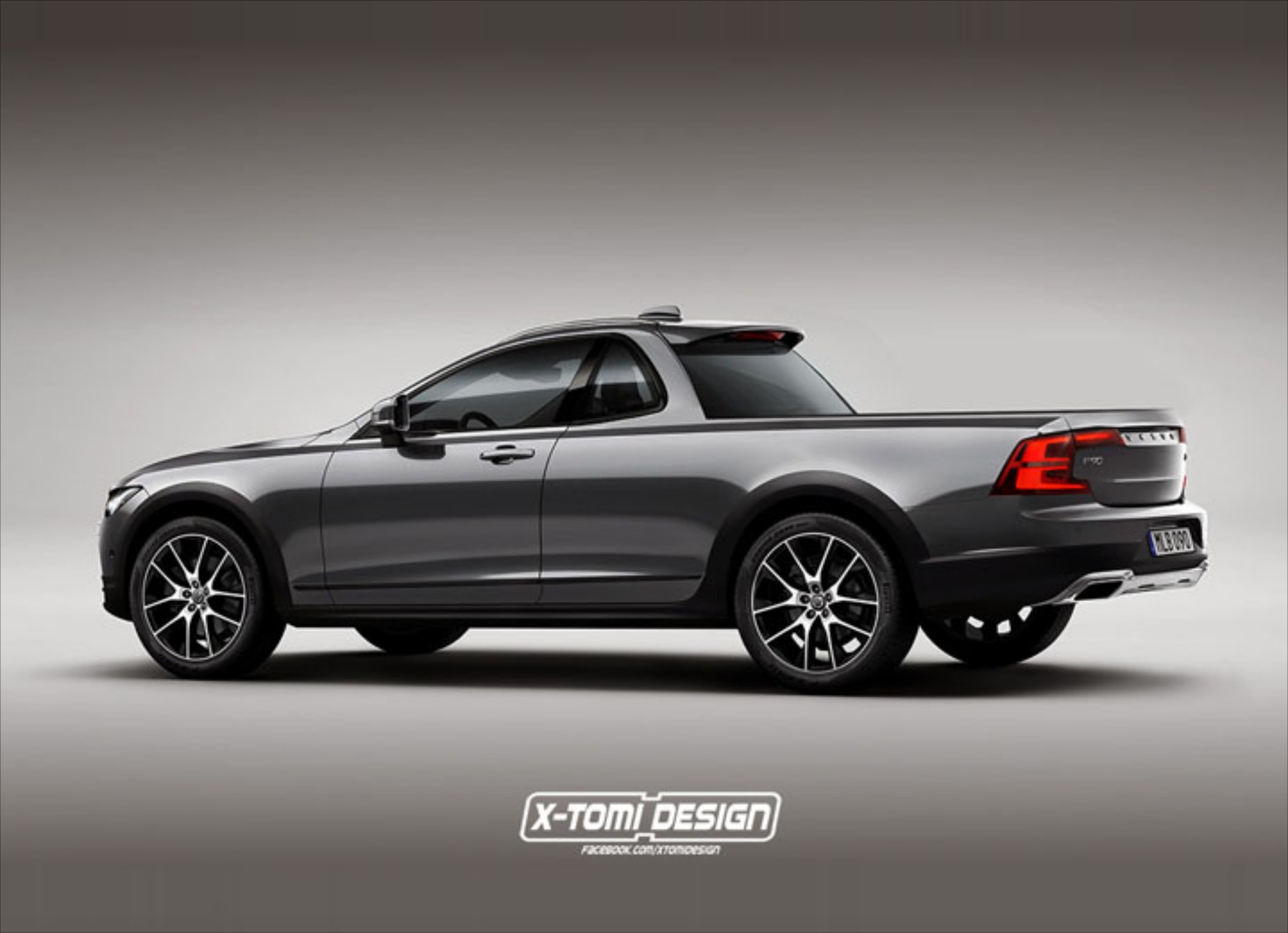 Το Volvo V90 Cross Country και… φορτηγάκι