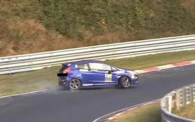 Ford Fiesta ST «βρήκε» στον τοίχο! (video)