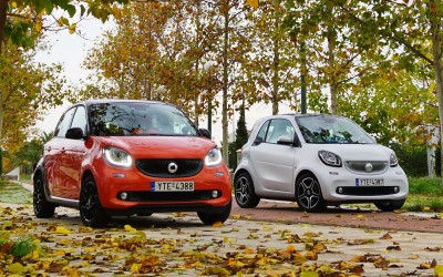 VIDEO ΔΟΚΙΜΗ των Smart Fortwo & Forfour