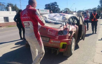 Η εντυπωσιακή τούμπα του Meeke στην Αργεντινή (vid)