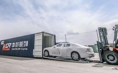 Τα Volvo S90 από την Κίνα στην Ευρώπη με τρένο!
