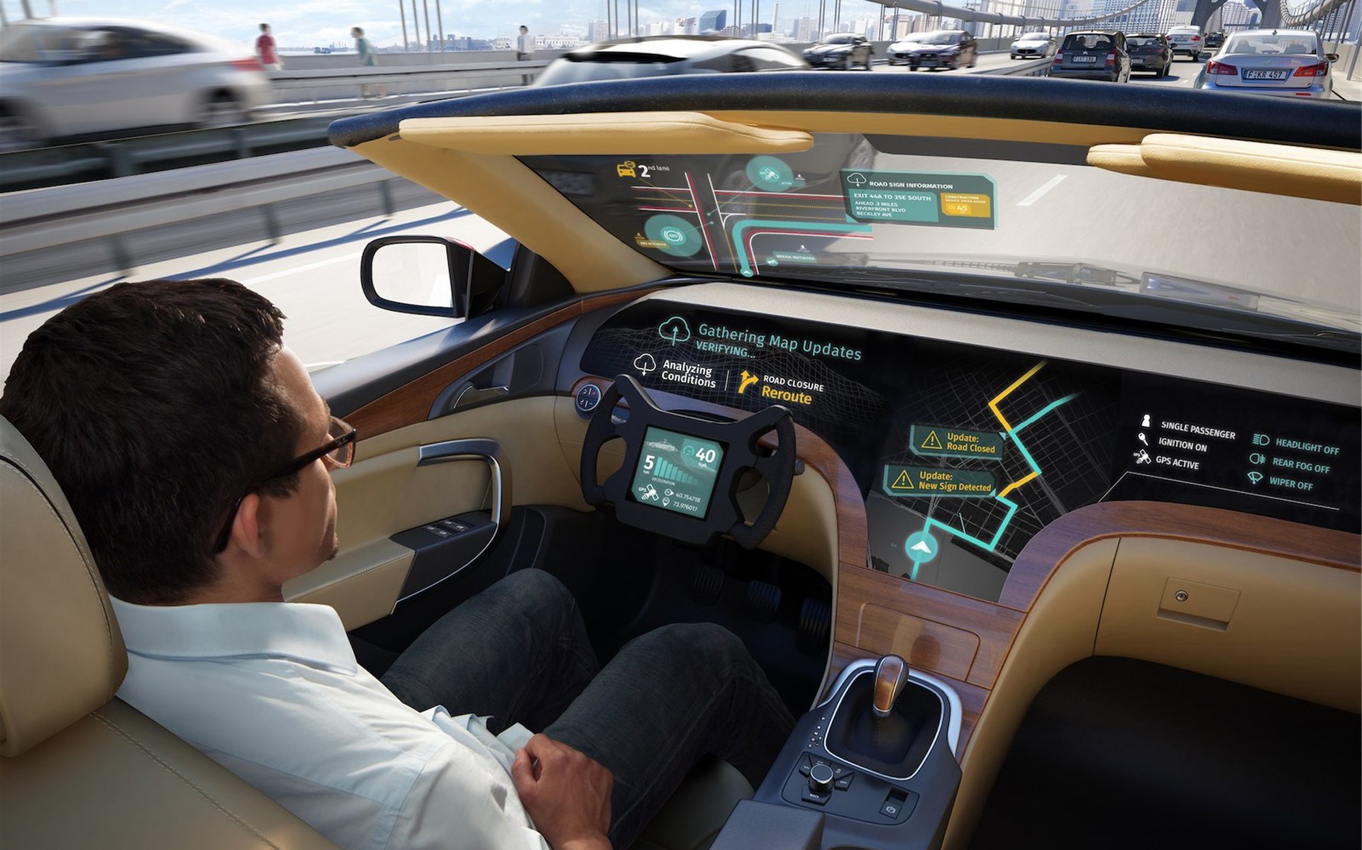 Συνεργασία LG με τους χάρτες HERE για την αυτόνομη οδήγηση