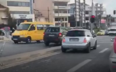 VIDEO: Ανάποδα στην Λεωφόρο Κύμης!