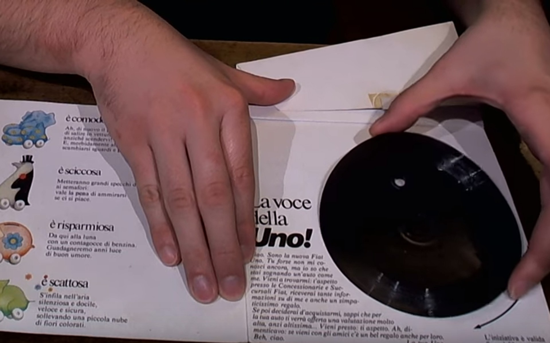 Απίστευτο διαφημιστικό φυλλάδιο του... Fiat Uno (vid)