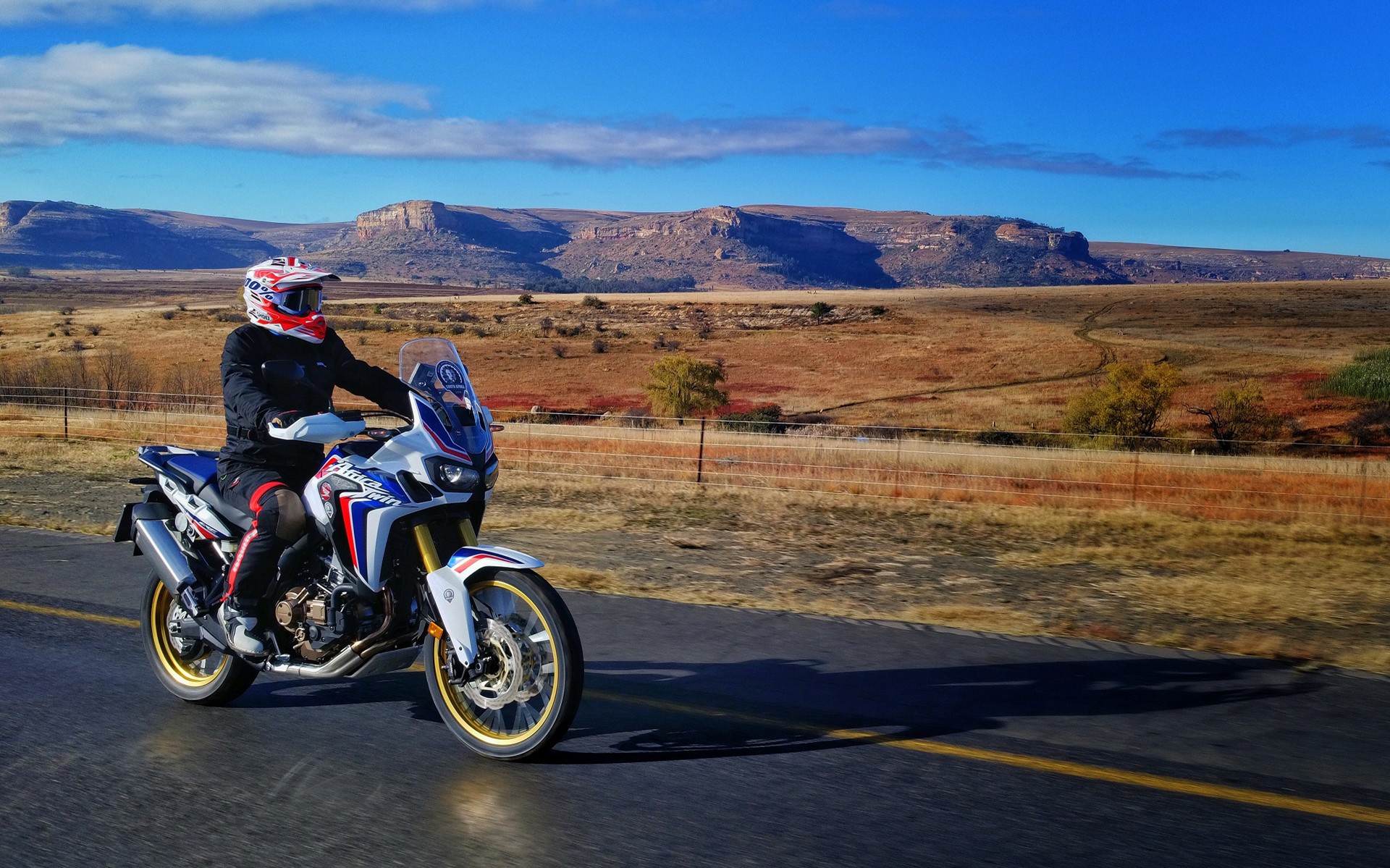H Honda Africa Twin ταξιδεύει στο νότιο ημισφαίριο