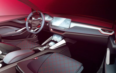 Το εσωτερικό του επόμενου Skoda RS (vid)