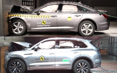 Πολυτελή και ασφαλή τα Audi A6 - VW Touareg (vid)