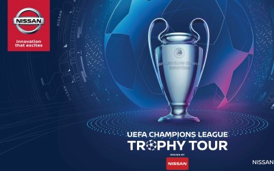 Η Nissan ταξιδεύει το τρόπαιο του Champions League στην Ευρώπη
