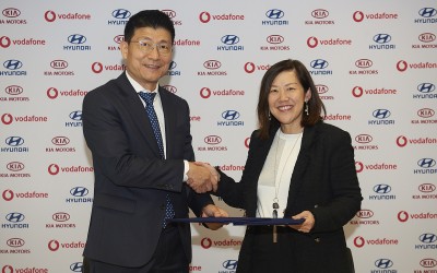 Συνεργασία Hyundai Kia με Vodafone για τα συστήματα πολυμέσων
