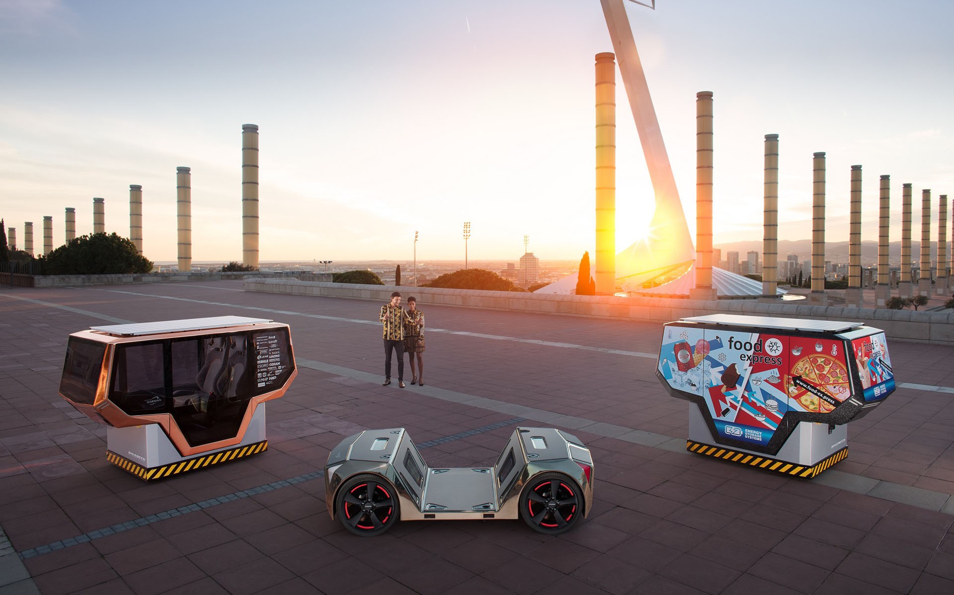 Από επιβατικό σε όχημα παράδοσης πίτσας σ’ ένα λεπτό! (vid)