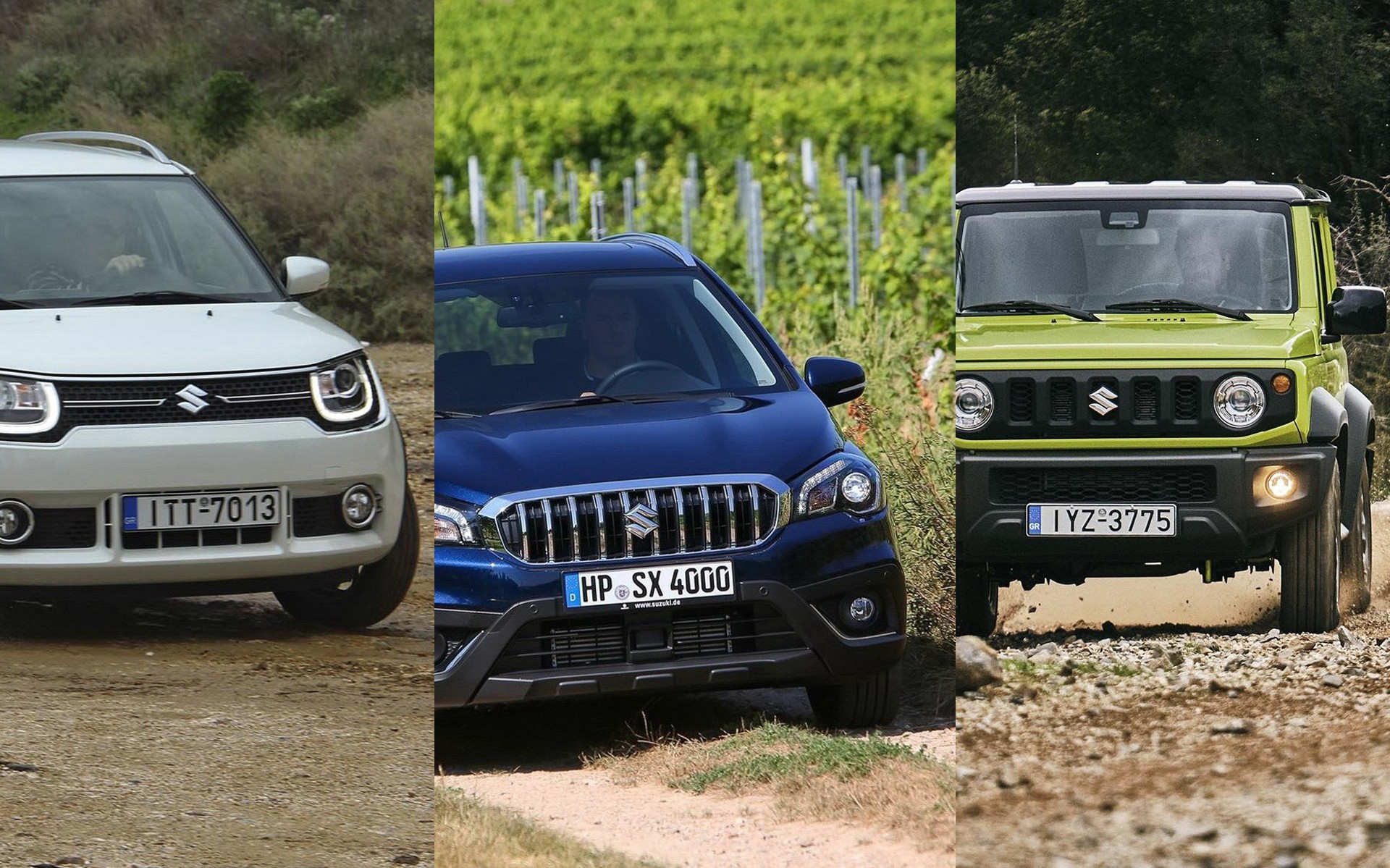 ΔΟΚΙΜΗ: 3 Suzuki 4x4