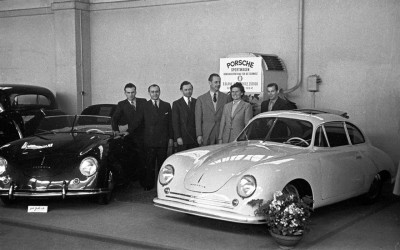 Το πρώτο περίπτερο της Posche στη Γενεύη πριν 70 χρόνια!