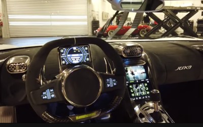 To απίστευτο εσωτερικό της Koenigsegg Jesko (video)
