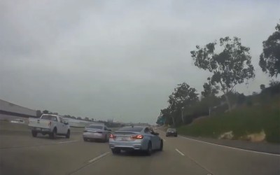 BMW M4 «καρφώνεται» σε Ι.Χ. κατά τη διάρκεια κόντρας με Audi S8 (vid)