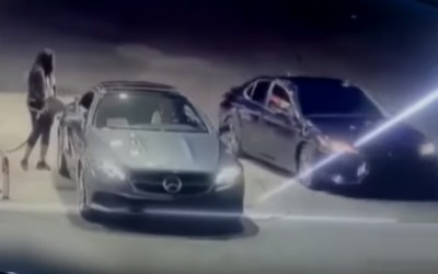 Πώς λέτε να έσωσε τη Mercedes-Benz της; (video)