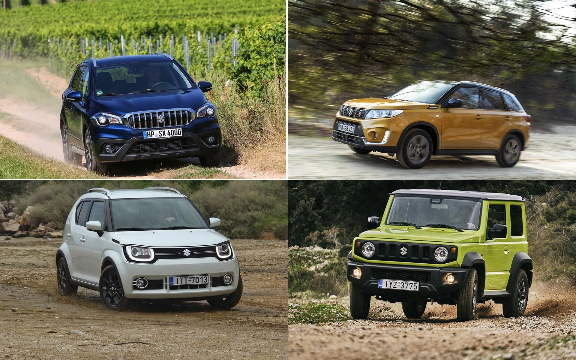 Δοκιμή 4 Suzuki SUV 4x4