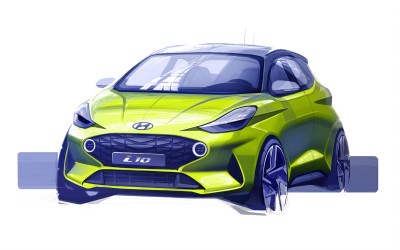 Πρώτο σκίτσο για το νέο Hyundai i10