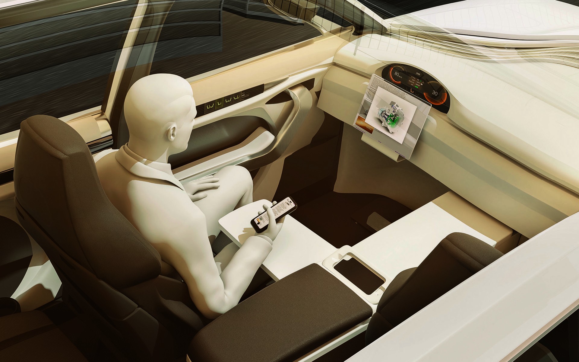 Καθιστικό; Όχι, εσωτερικό αυτοκινήτου!