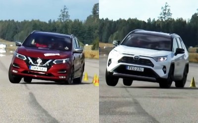 Απέτυχε σε τεστ αποφυγής ταράνδου το Toyota RAV4 (video)