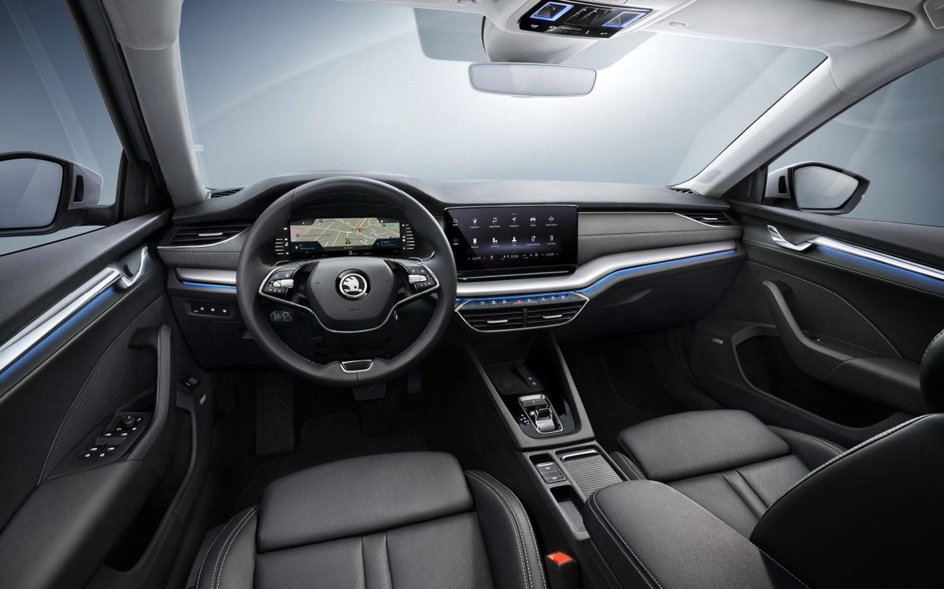 Οι οθόνες της νέας Skoda Octavia