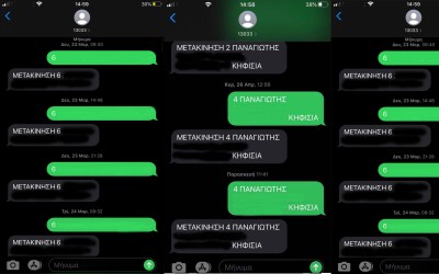 Στείλαμε 110 εκατ. sms στο 13033