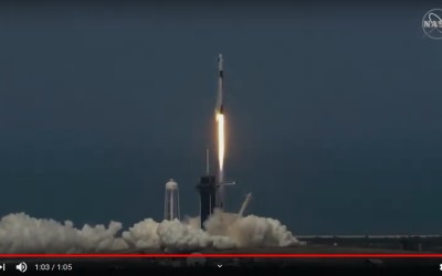 Η πρώτη επανδρωμένη πτήση στο διάστημα από ιδιωτική εταιρία είναι γεγονός [VIDEO]