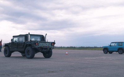Κόντρα Hummer vs Jimny: Δαβίδ εναντίον Γολιάθ [video]