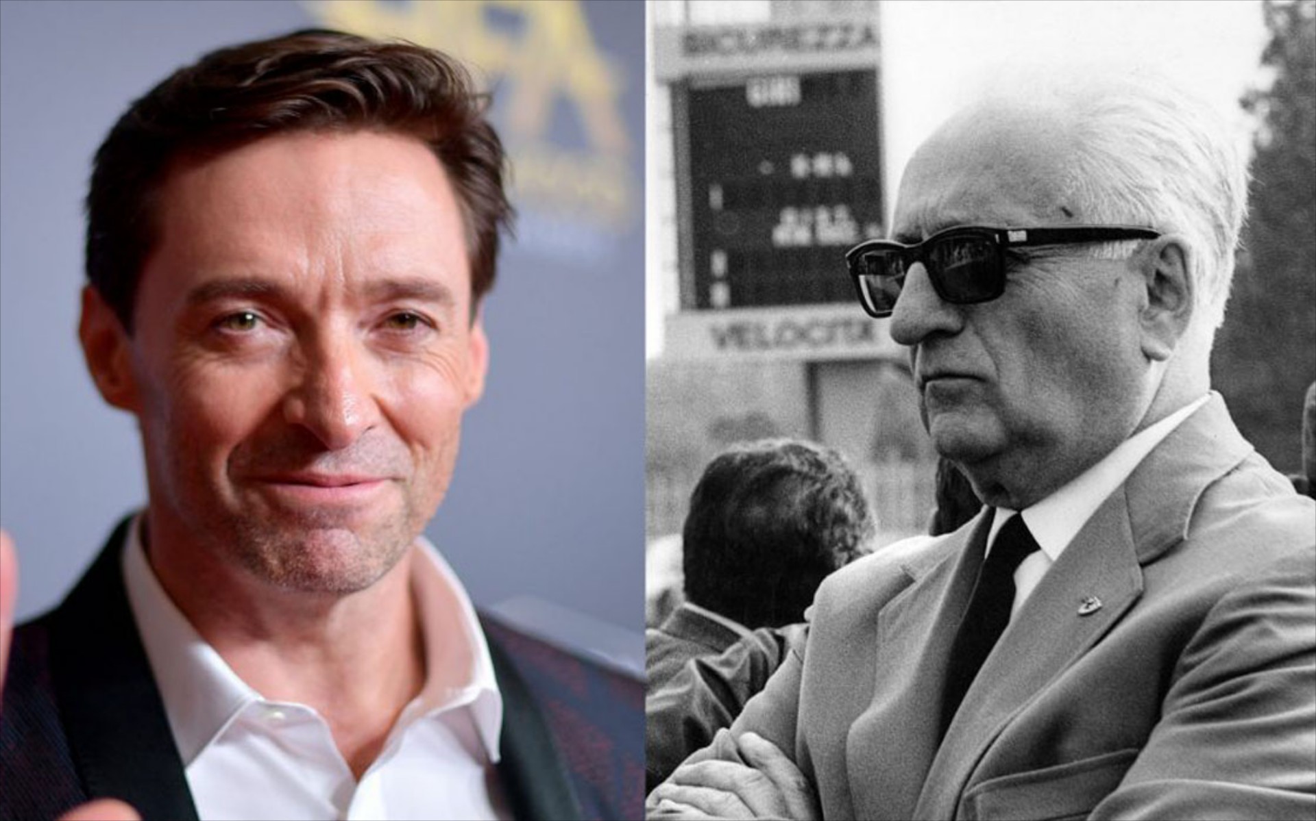O Hugh Jackman στο ρόλο του Enzo Ferrari!