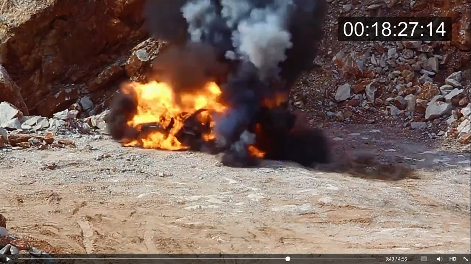 Πώς καίγεται ένα αυτοκίνητο που έχει σύστημα υγραερίου (VIDEO)