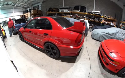 Δες ένα γκαράζ γεμάτο Mitsubishi Evo [Video]