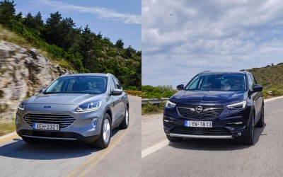 Δοκιμή: Ford Kuga diesel ή Opel Grandland X diesel;