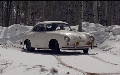Ζεσταίνεστε; Ας δροσιστούμε με μια Porsche 356 που ντριφτάρει στα χιόνια…