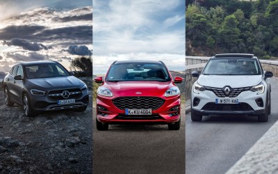 GLA, Kuga ή Captur; Ποιο από τα 3 SUV ψηφίσατε ότι σας ταιριάζει καλύτερα;