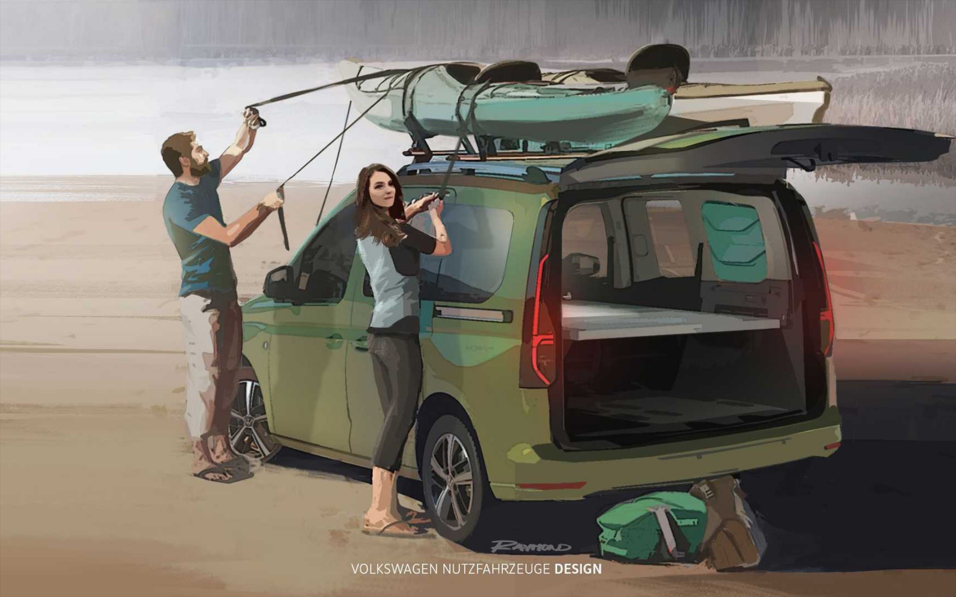 Νέα έκδοση Volkswagen Caddy: Η χαρά των κατασκηνωτών!