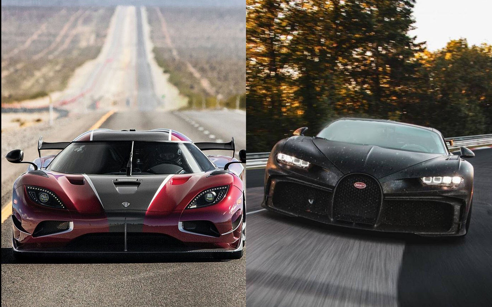 Μάχη γιγάντων ανάμεσα σε Koenigsegg Agera RS και Bugatti Chiron στο σπριντ 0-400 km/h-0! Ποιος κέρδισε;  [Video]